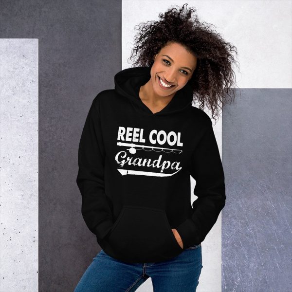 Fishing Reel Cool Grandpa T-Shirt Father’s Day Gifts Father Love Fishing Granpa’s Birthday Gift Ideas Unisex Hoodie
