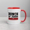 Bunch Of Jerks Shirt Hurricanes / Adult-Bunch of Jerks Carolina Hurricanes Inspired Hockey Raglan Shirt / Bunch of Jerks Hockey Mug with Color Inside