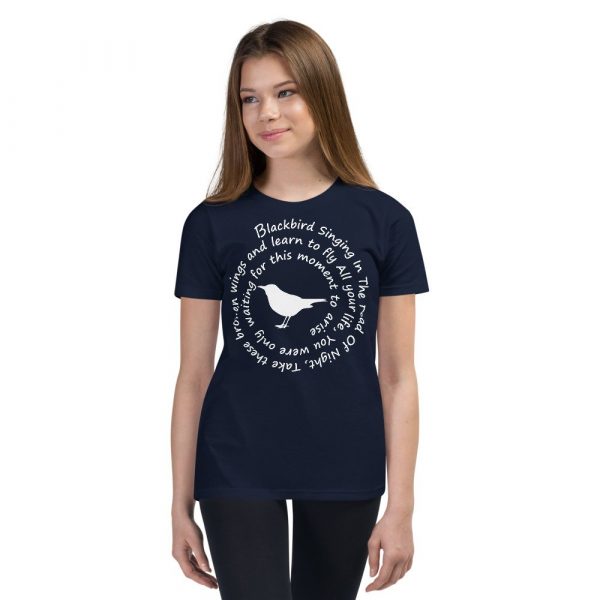 Blackbird Singing In The Dead Of Night Hippie Youth Short Sleeve T-Shirt