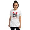 Feliz Navidog Yorkie and Schnauzer Christmas Short-Sleeve Unisex T-Shirt