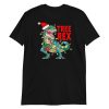 Christmas Dinosaur Tree Rex Pajamas , Tree Rex, T-Rex , Xmas Gifts Short-Sleeve Unisex T-Shirt