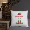 Christmas Brother Elf Basic Pillow