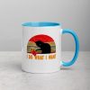 I Do What I Want cat lover Mug with Color Inside
