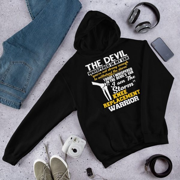 Knee Surgery Shirt I am the Storm Knee Replacement Warrior T-shirt New Knee Knee Replacement Shirt Join Replacement Shirt Surgery GiftUnisex Hoodie