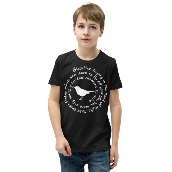 Blackbird Singing In The Dead Of Night Hippie Youth Short Sleeve T-Shirt