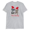 Feliz Navidog Yorkie and Schnauzer Christmas Short-Sleeve Unisex T-Shirt