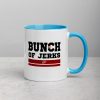 Bunch Of Jerks Shirt Hurricanes / Adult-Bunch of Jerks Carolina Hurricanes Inspired Hockey Raglan Shirt / Bunch of Jerks Hockey Mug with Color Inside