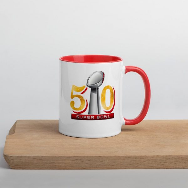 Super Bowl 50 Mug with Color Inside