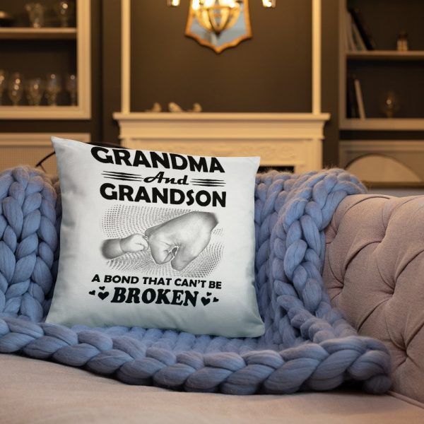 grandma and grandson mother day Gift  Basic Pillow