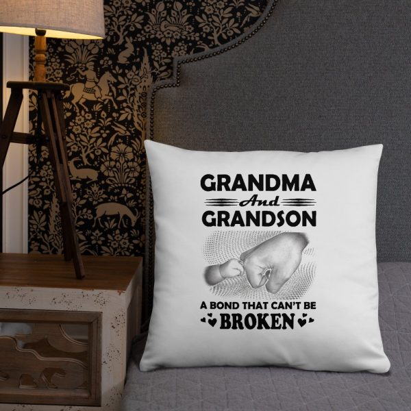 grandma and grandson mother day Gift  Basic Pillow