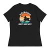 Kayaking Gets Me Wet Funny Kayak Tee Christmas,Birthday Gift Women's Relaxed T-Shirt