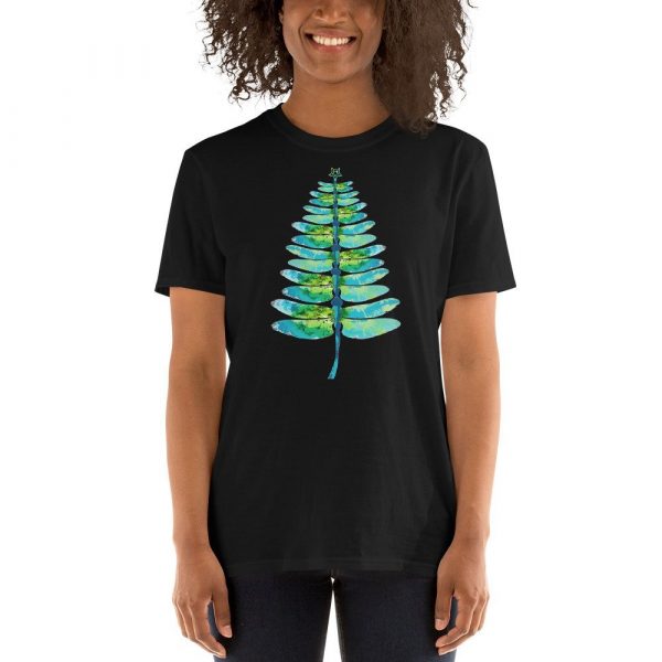 Christmas insect Lover Xmas Dragonfly Christmas Tree Short-Sleeve Unisex T-Shirt