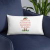 Santa's Favorite Bassoon Player Funny Christmas Gift Basic Pillow