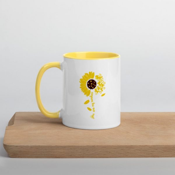 Horse You Are My Sunshine, Sunflower Gift, Sunflower Lover, Horse Lovers Idea Gift Mug with Color Inside