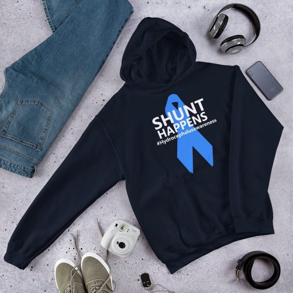Hydrocephalus Awareness Shunt Happens Hydro Warrior Unisex Hoodie