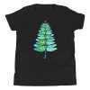 Christmas insect Lover Xmas Dragonfly Christmas Tree Youth Short Sleeve T-Shirt