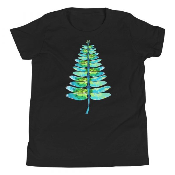 Christmas insect Lover Xmas Dragonfly Christmas Tree Youth Short Sleeve T-Shirt