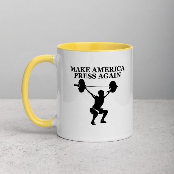 Make America Press Again Mug with Color Inside