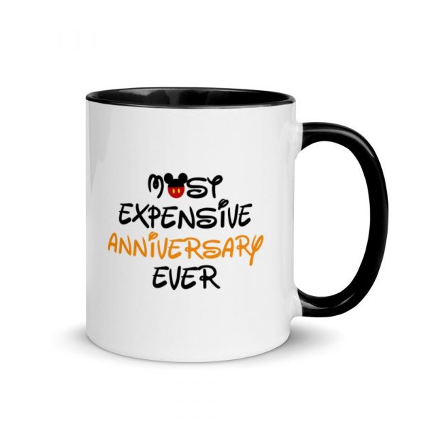 Disney anniversary Mug , Disney husband wife shirts,Disney couple Mug ,Disney hubby wifey, Disney matching Mug , Disney Mug with Color Inside