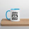 Dogs are not our whole life but make our life whole gift for dog lover Mug with Color Inside