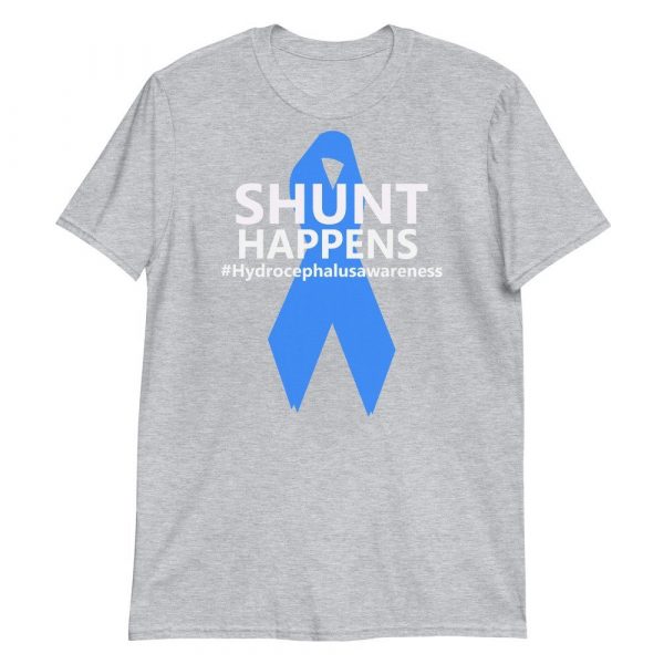 Hydrocephalus Awareness Shunt Happens Hydro Warrior Short-Sleeve Unisex T-Shirt