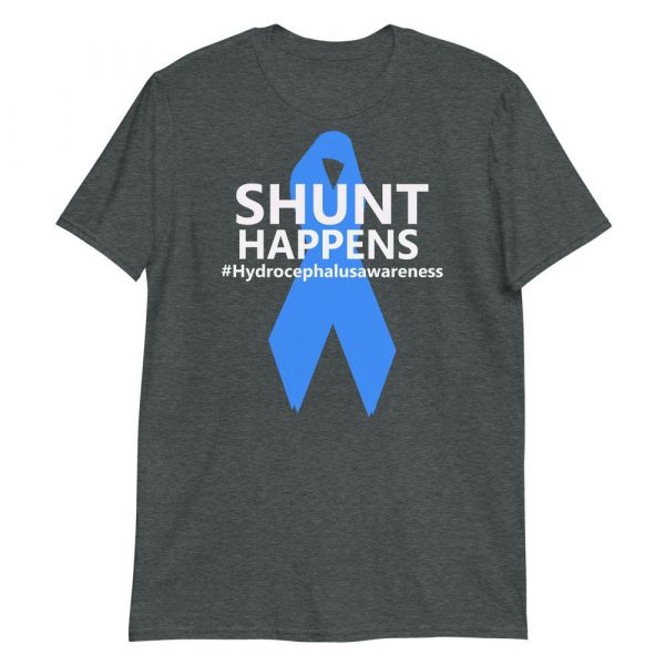 Hydrocephalus Awareness Shunt Happens Hydro Warrior Short-Sleeve Unisex T-Shirt