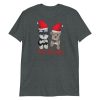 Feliz Navidog Yorkie and Schnauzer Christmas Short-Sleeve Unisex T-Shirt