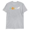 Love Blue Heeler Gift Red Australian Cattle Dog Paw Print Short-Sleeve Unisex T-Shirt