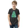 Christmas insect Lover Xmas Dragonfly Christmas Tree Youth Short Sleeve T-Shirt