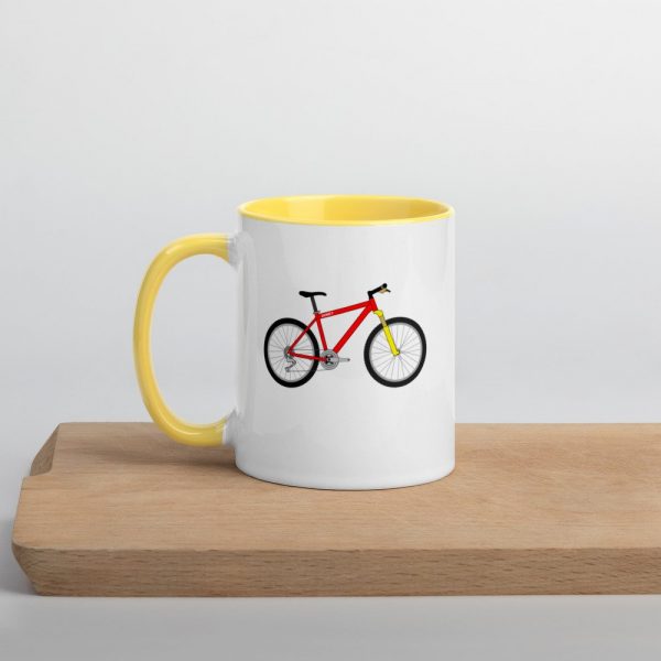 Janky Bike Mug with Color Inside