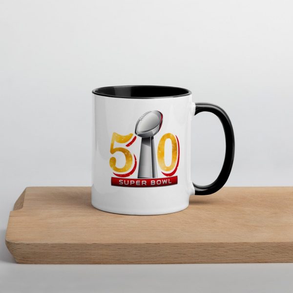 Super Bowl 50 Mug with Color Inside