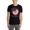 Faith Hope Love Breast Cancer Awareness Flower Pink Short-Sleeve Unisex T-Shirt