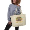 Namast'ay Away From Me - Sunset Sloth Yoga Large organic tote bag