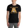 Don't Bother Me Right Meow - Coffee Cat Humor Short-Sleeve Unisex T-Shirt