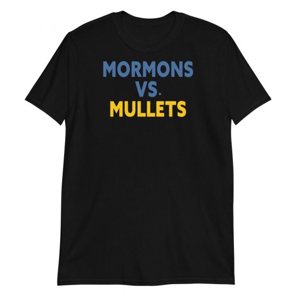 Mormons vs Mullets Funny Short-Sleeve Unisex T-Shirt