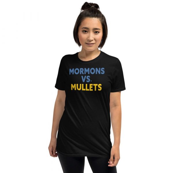 Mormons vs Mullets Funny Short-Sleeve Unisex T-Shirt