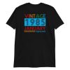 Vintage January 1985 36 Year Old 1985 Birthday Gifts Short-Sleeve Unisex T-Shirt
