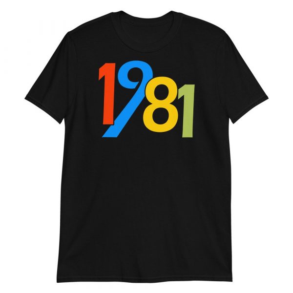 44th Birthday Gifts For Men And Women 1981 Short-Sleeve Unisex T-Shirt