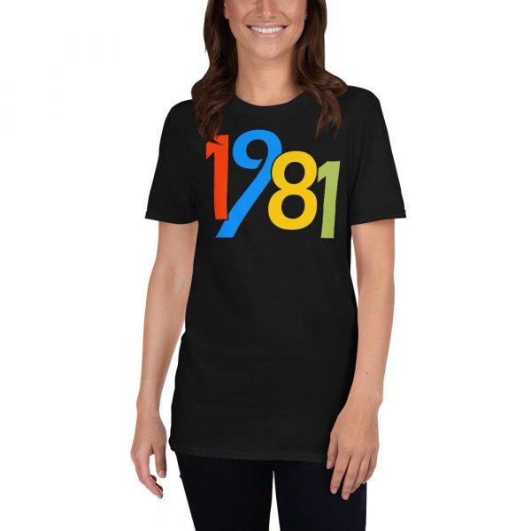 44th Birthday Gifts For Men And Women 1981 Short-Sleeve Unisex T-Shirt