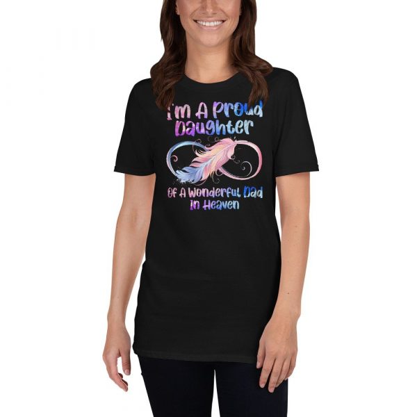 I'm A Proud Daughter Of A Wonderful Dad In Heaven Gifts Short-Sleeve Unisex T-Shirt
