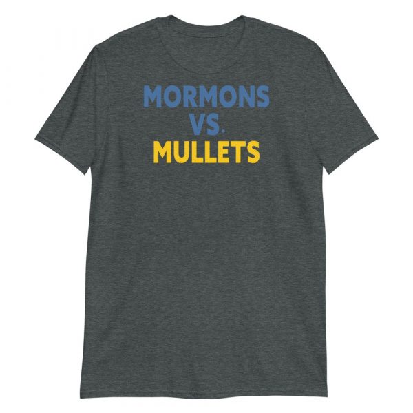 Mormons vs Mullets Funny Short-Sleeve Unisex T-Shirt
