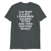 last night is a blur i remember sucking Short-Sleeve Unisex T-Shirt