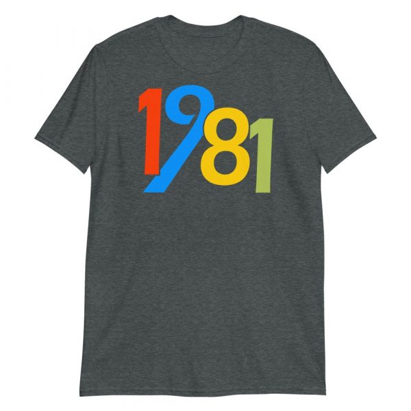 44th Birthday Gifts For Men And Women 1981 Short-Sleeve Unisex T-Shirt