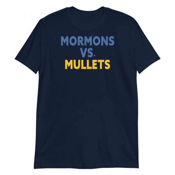 Mormons vs Mullets Funny Short-Sleeve Unisex T-Shirt