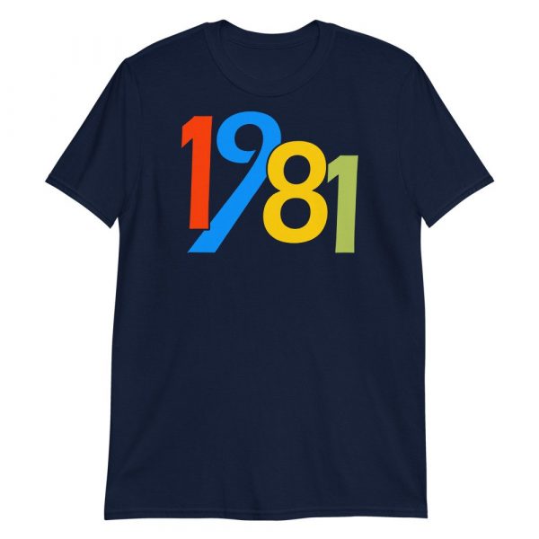 44th Birthday Gifts For Men And Women 1981 Short-Sleeve Unisex T-Shirt