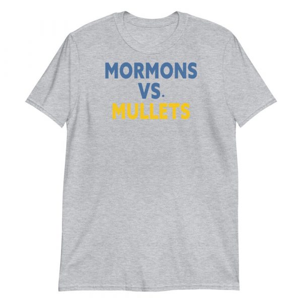 Mormons vs Mullets Funny Short-Sleeve Unisex T-Shirt