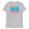 Vintage January 1985 36 Year Old 1985 Birthday Gifts Short-Sleeve Unisex T-Shirt