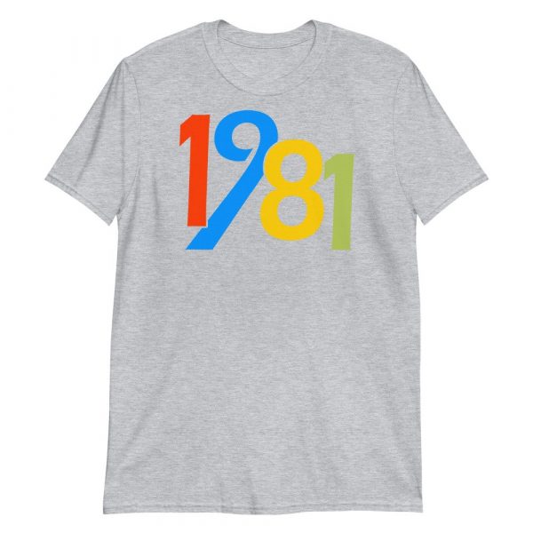 44th Birthday Gifts For Men And Women 1981 Short-Sleeve Unisex T-Shirt