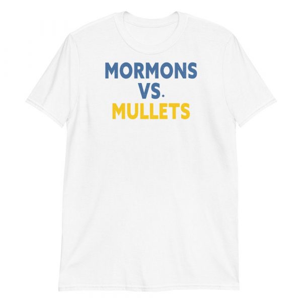 Mormons vs Mullets Funny Short-Sleeve Unisex T-Shirt
