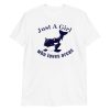 Just A Girl Who Loves Orcas Cute Killer Whales Gift Short-Sleeve Unisex T-Shirt